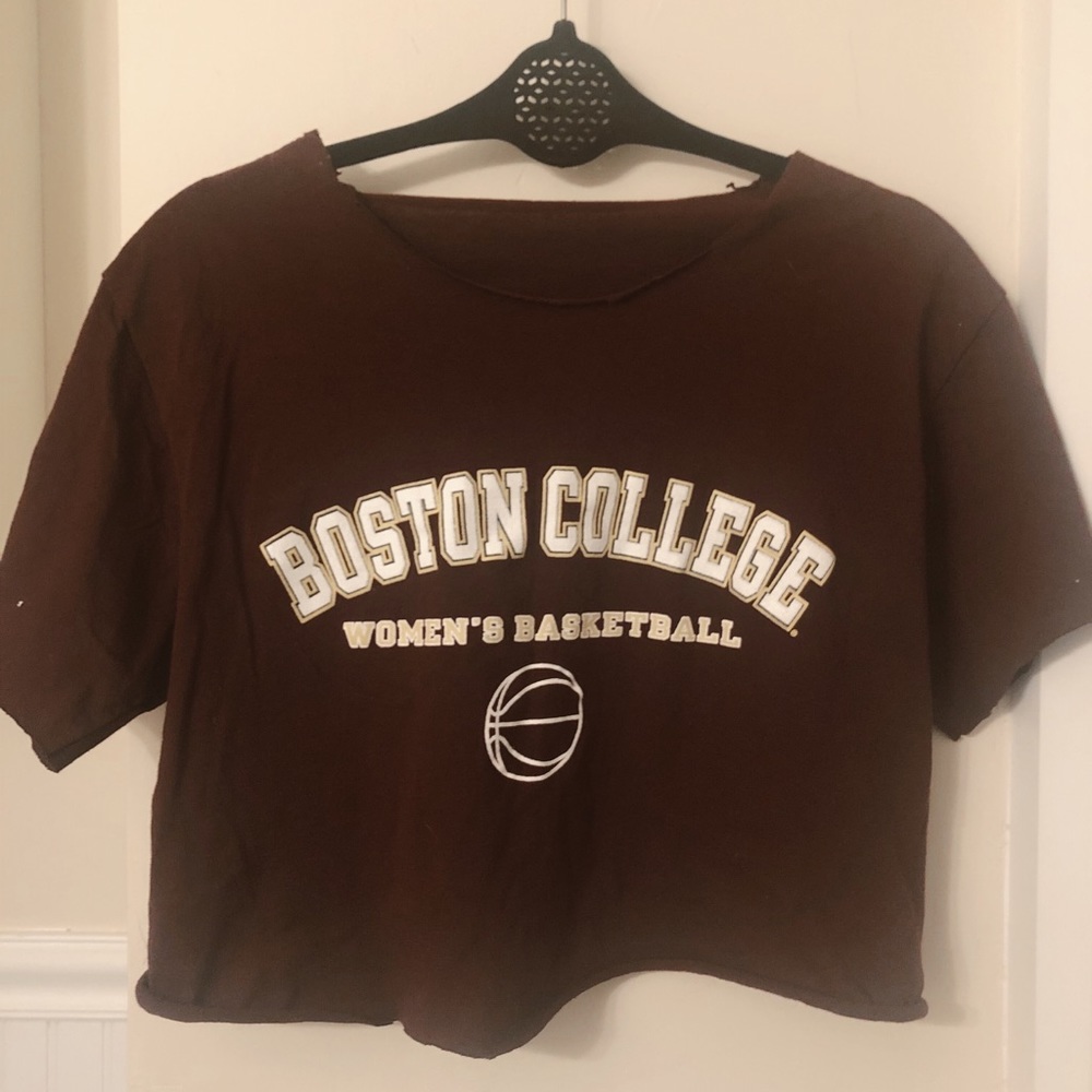 Boston College cropped tee